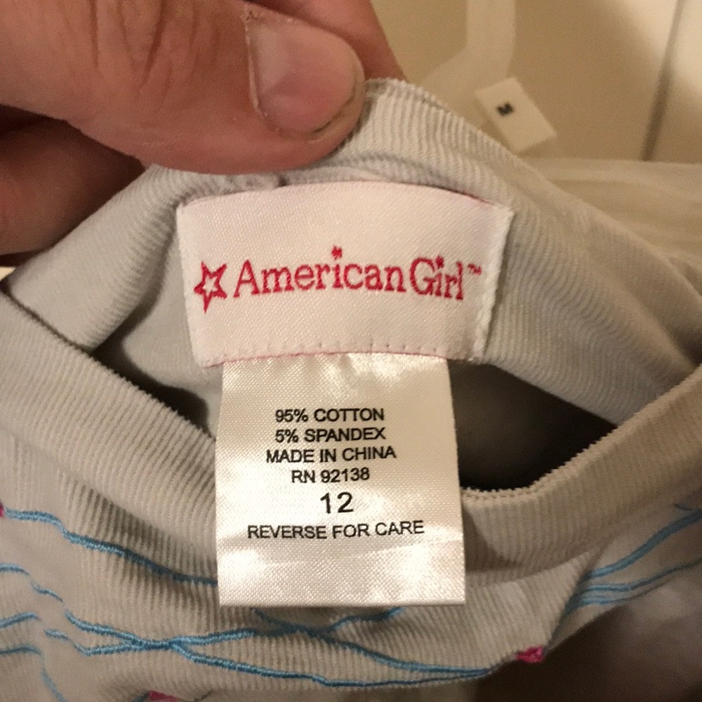 American Girl grey skirt. Size 12 - Picture 4 of 4
